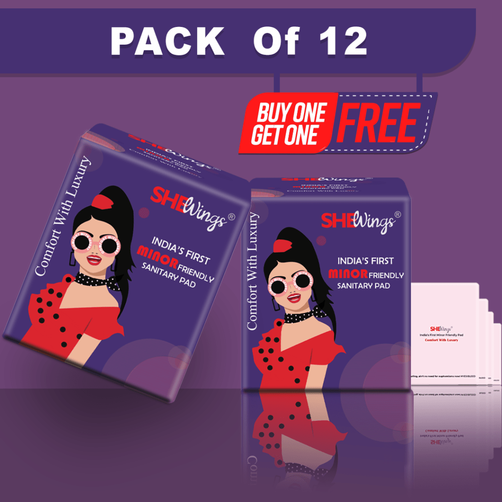SHEWINGS SANITARY PAD PACK OF 12 BOGO